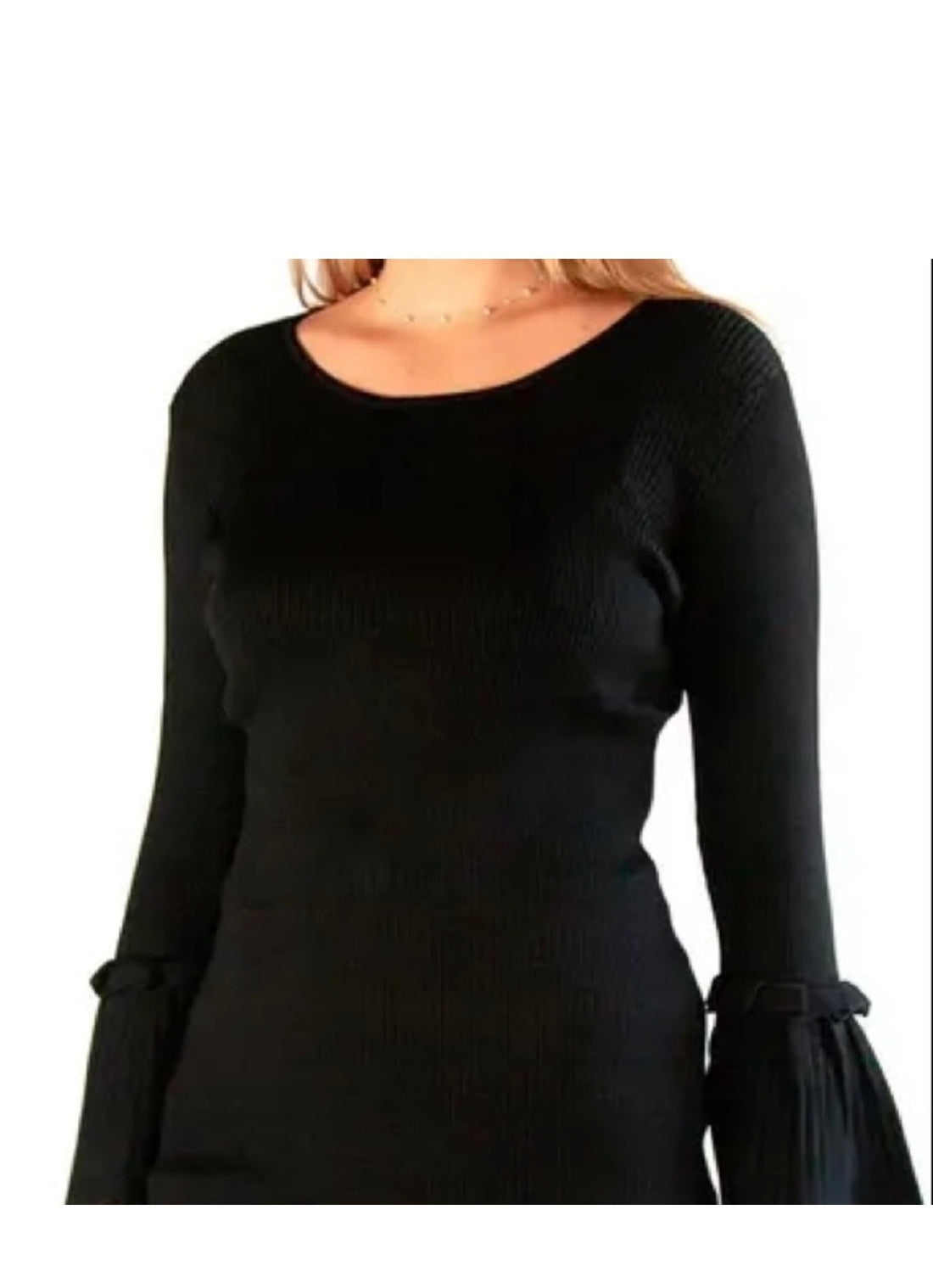 Ribbed knit Sweater Dress