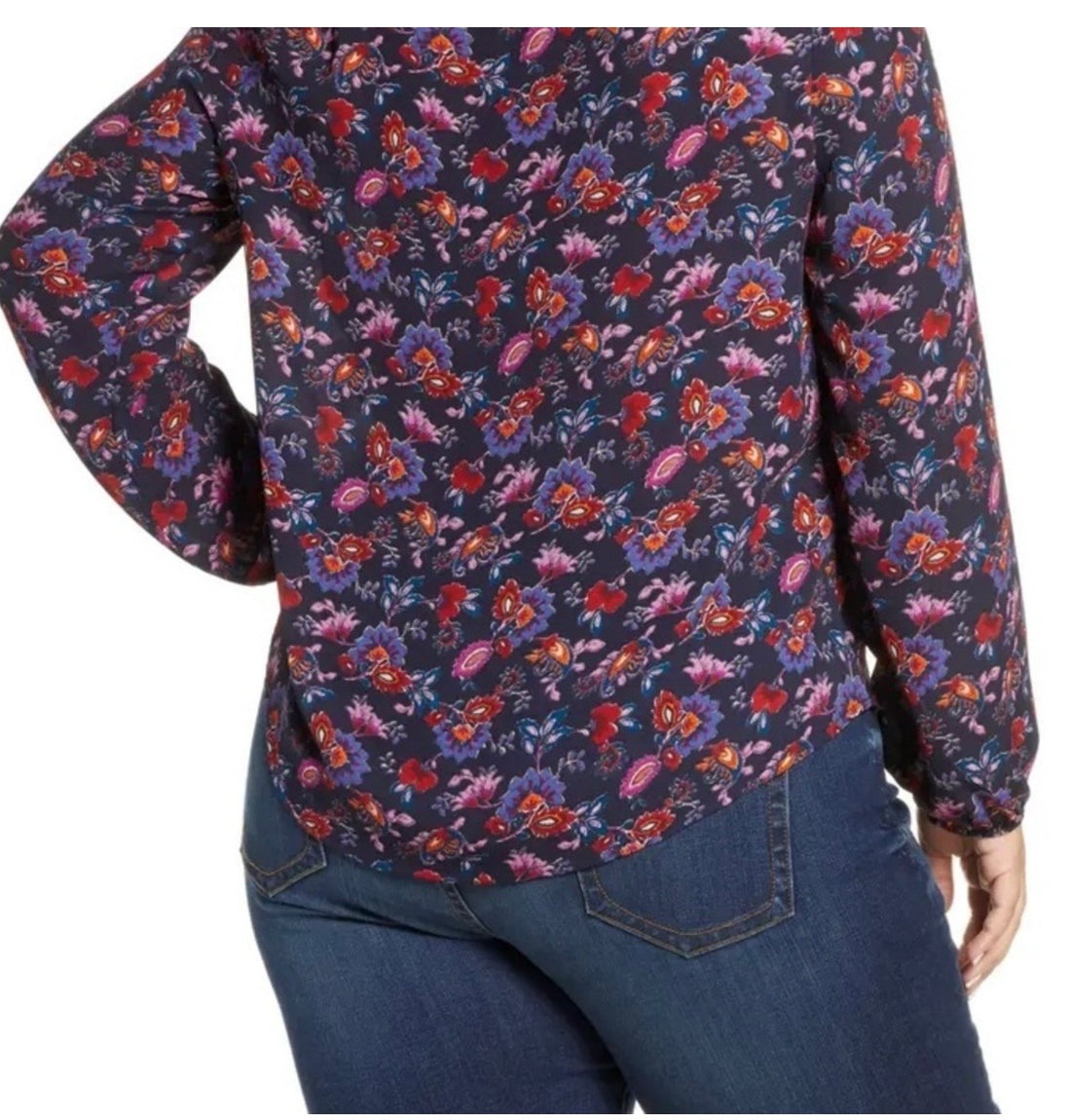 Ruched Yoke Top