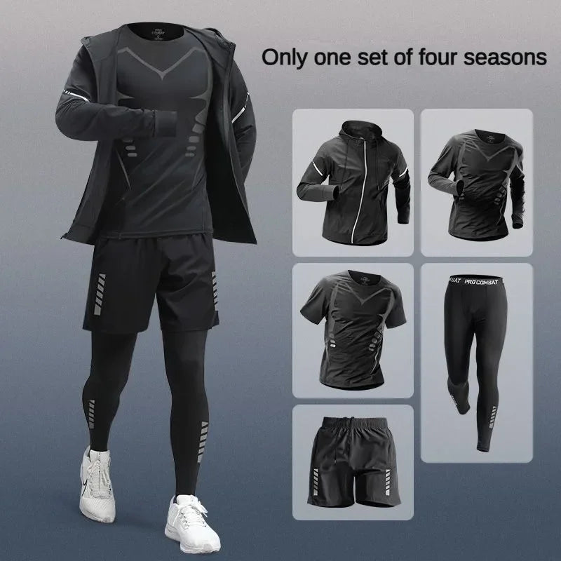 Men's Quick-Dry Performance Tracksuit Sports Set