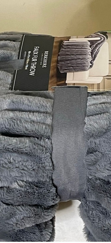 Faux Fur Throw Blanket